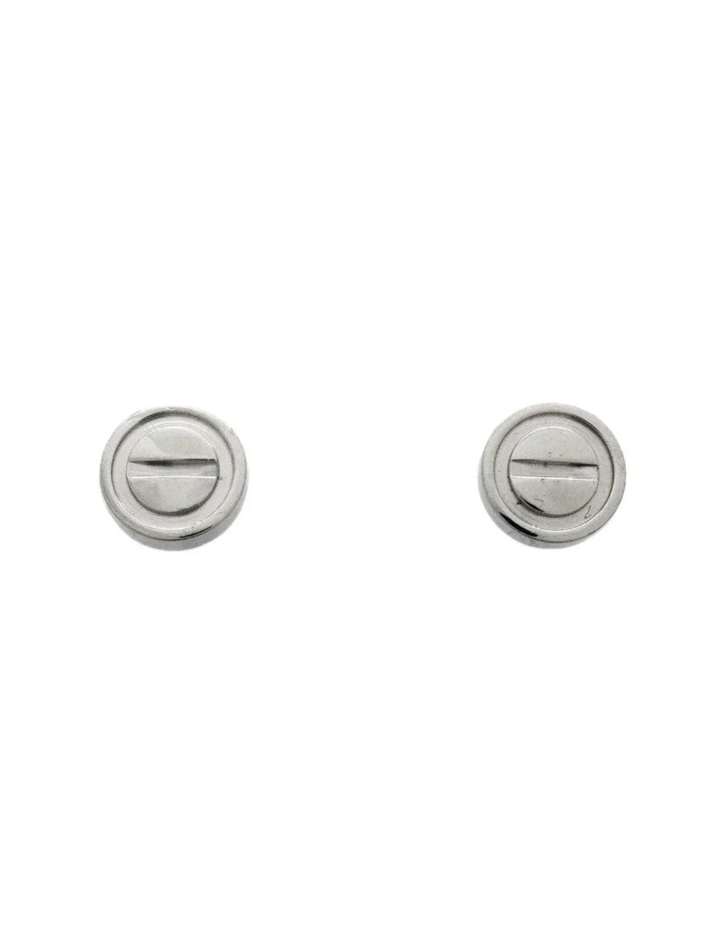 Cartier Earrings Love 18k White Gold